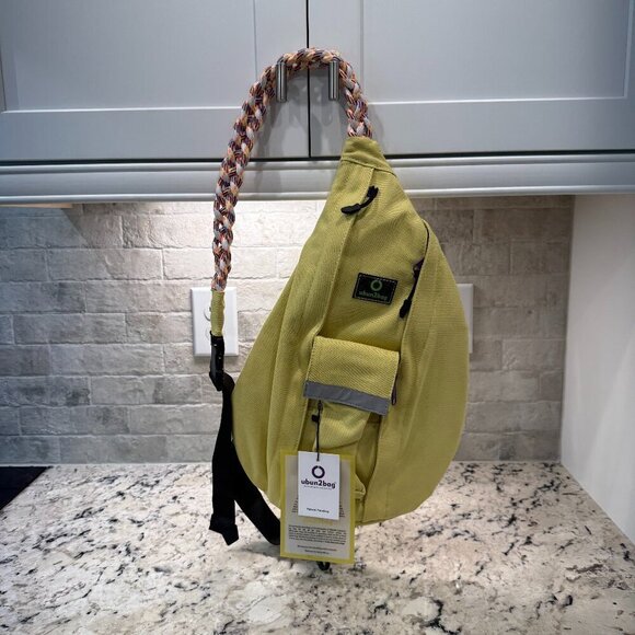 ubun2bag Handbags - Sling Backpack by unbun2bag Yellow